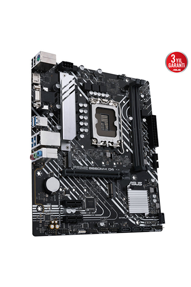 PRIME B660M-K D4 B660 DDR4 (Vga Yok) GLan mATX HDMI USB3.2 M2 1700p Anakart - 2