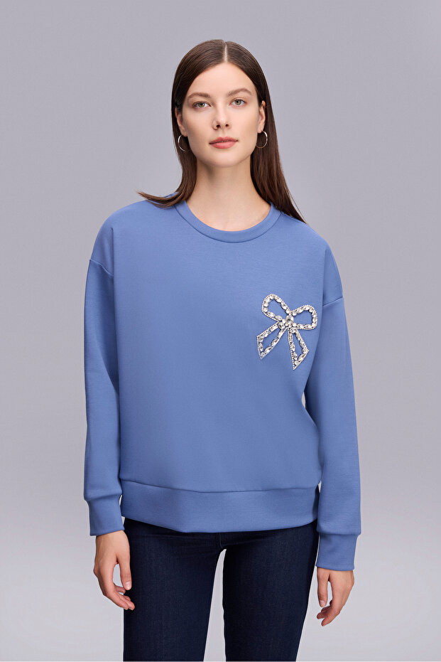 5.51 SWEATSHIRT MAVİ - 2