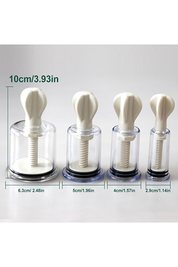 Full set Vacuum Suction Cupping Cup Nipple Suckers Enhancer Massage Vacuum Cans Plastic Enlarger Med