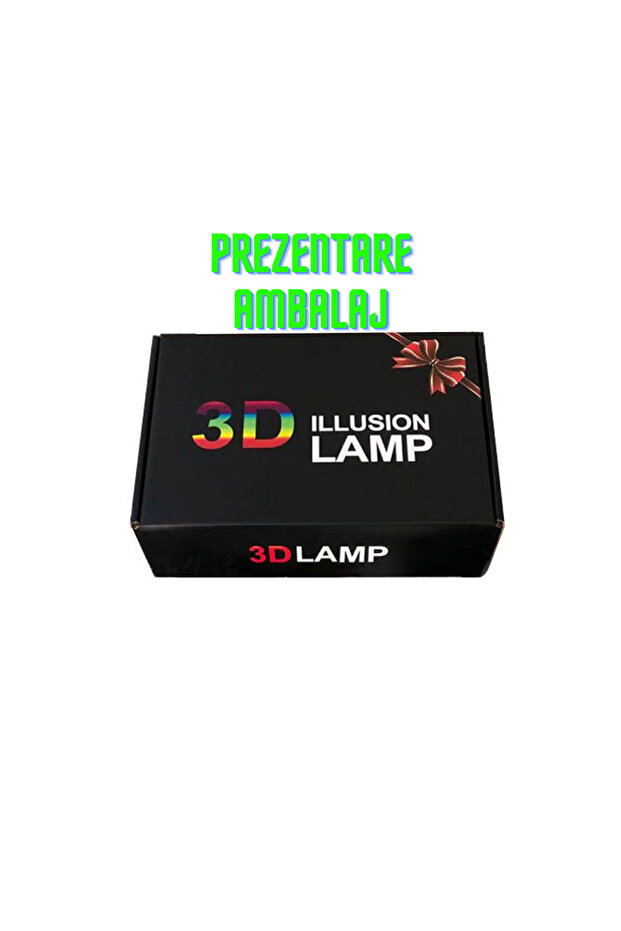 3D LED gaming lamp with optical illusion and base with touch control, USB or batteries PS5 model - 8