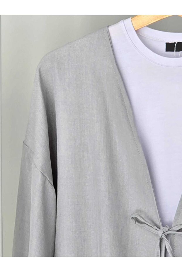 طقم بنطلون كتان - 7