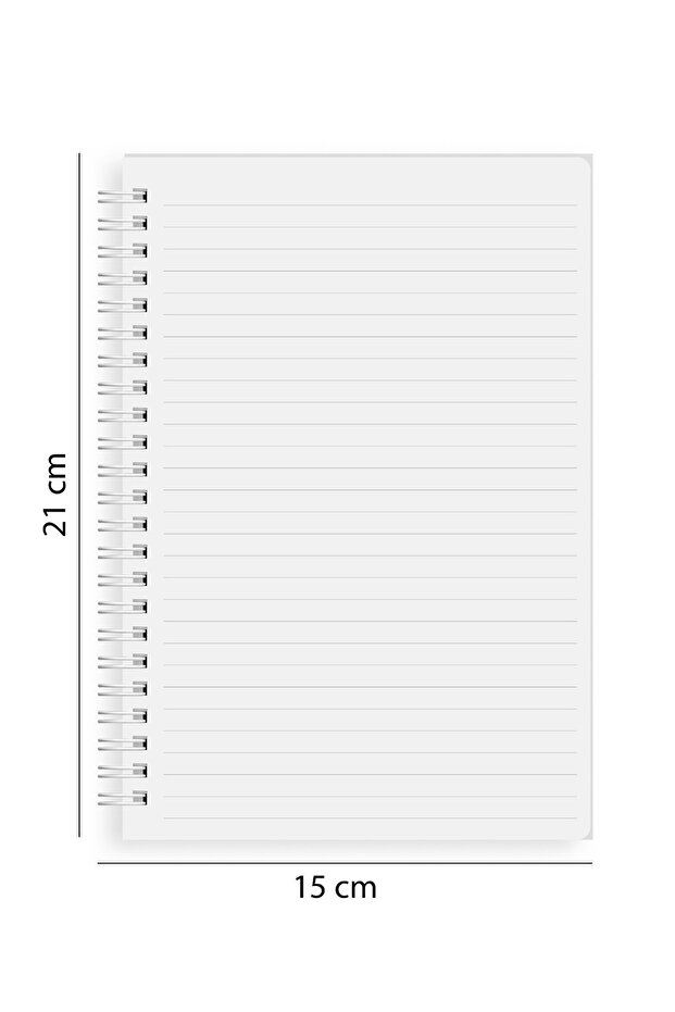 Gülen Çiçek 3 Boyutlu Spiralli Defter - 4