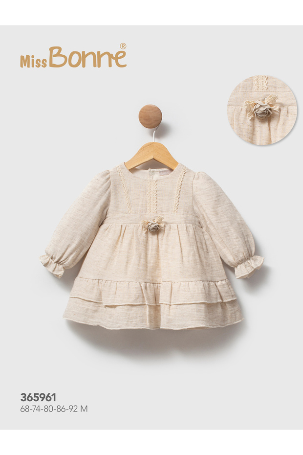 Baby Keteb Dantelli Elbise - 1