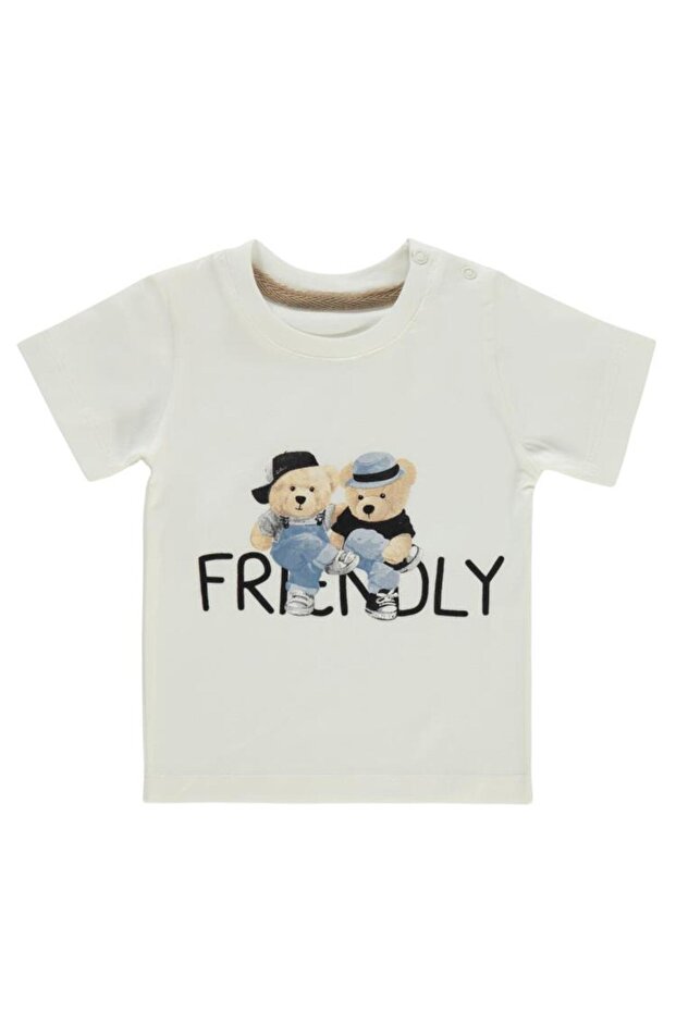 Concept Müslin Gömlekli Şortlu 3'lü 6-18 Ay Takım - Haki12-18 Ay - 3