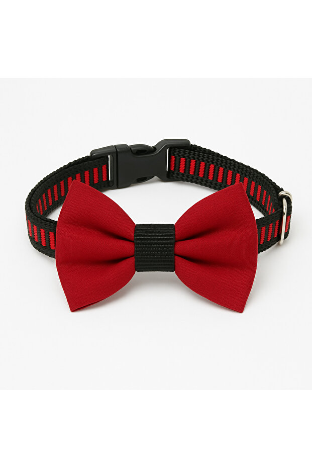 Adjustable Cat Dog Bow Tie Size L