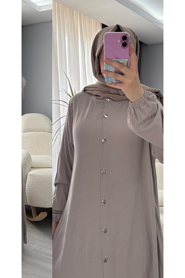 Bürümcük Gömlek Elbise - 2