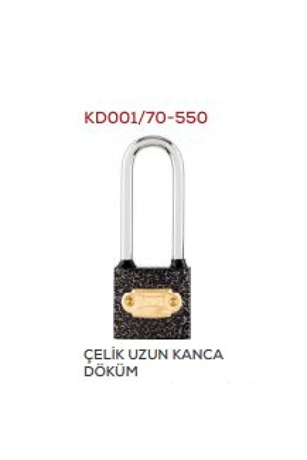 Kale Long Hook Padlock Kd001/70-550