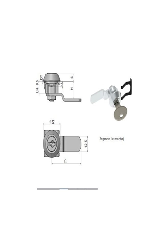 Mini Silindirli Kilit - 2