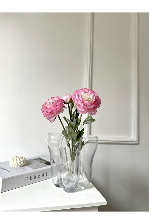 Yapay 1 Kalite Pembe Şakayık Tek Dal - 2