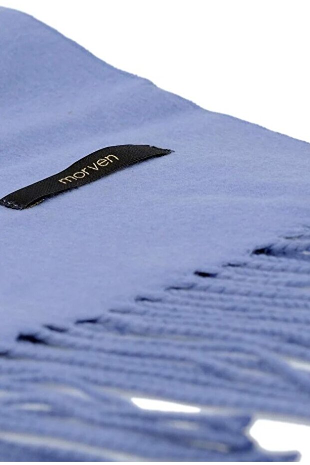 Erkek Mavi Çift Taraflı Kaşkol - 5