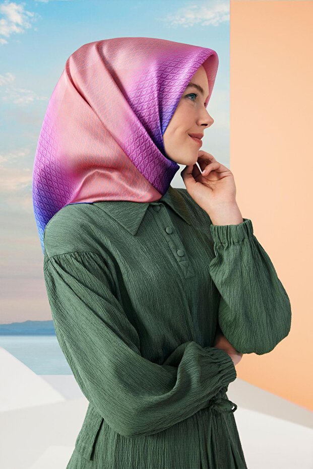 وشاح حريري - 9104D-03 - تيفيل