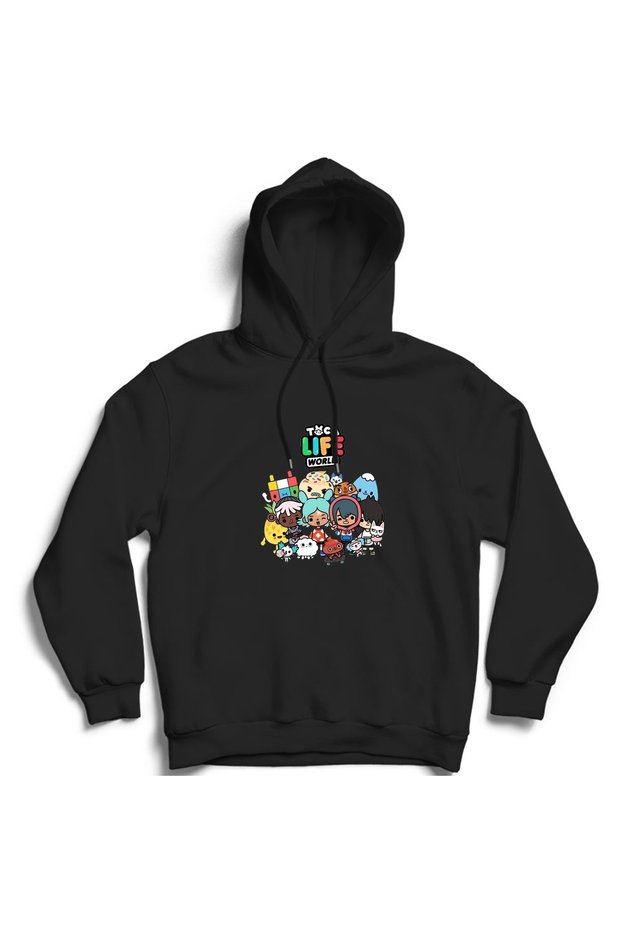 Toca Boca, Toca Life World, Game, Game Hooded Sweatshirt Hoodie