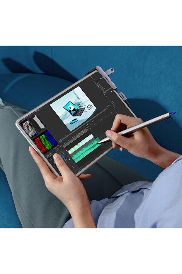 Padjoy Type-c (PD) Hub Adaptör 4k Hd Hdmı Usb 3.0 Type-c (PD) - 4