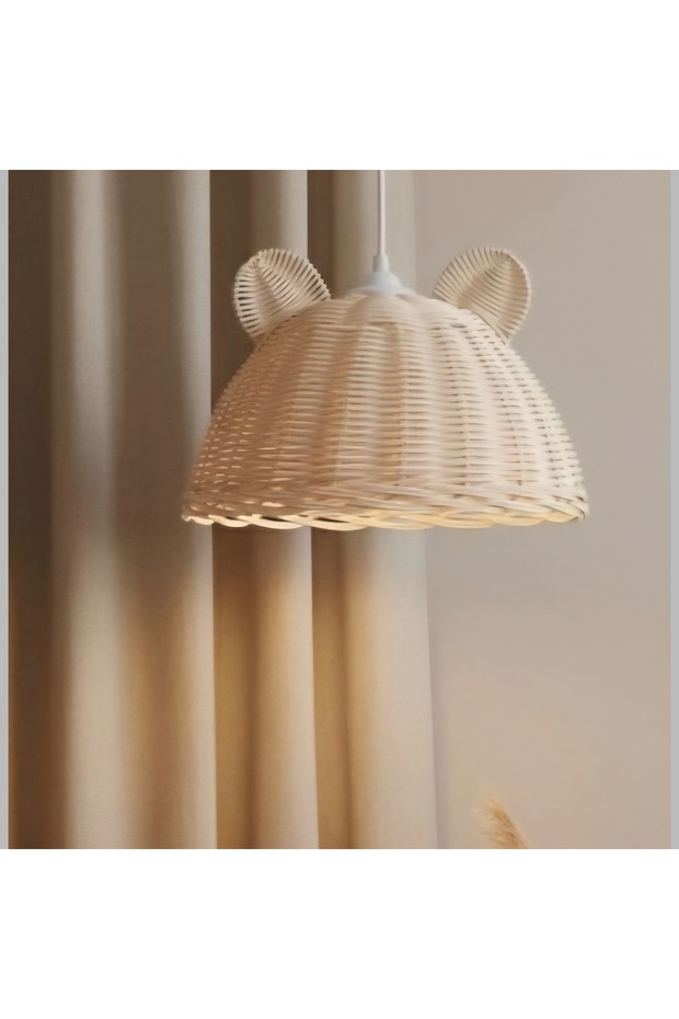 Rattan abambu Panda Avize - 3