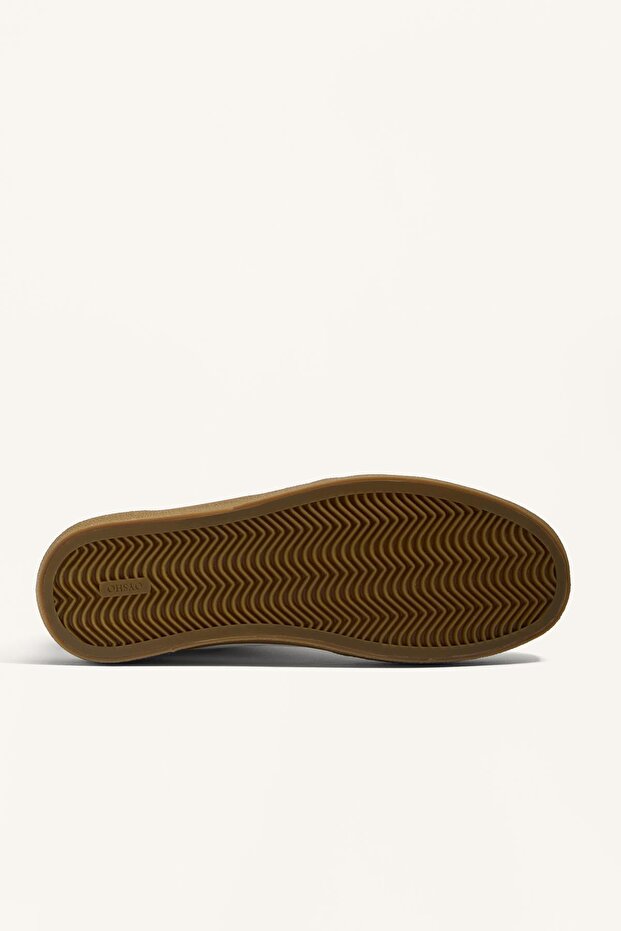 Canvas and split-leather trainers - 5