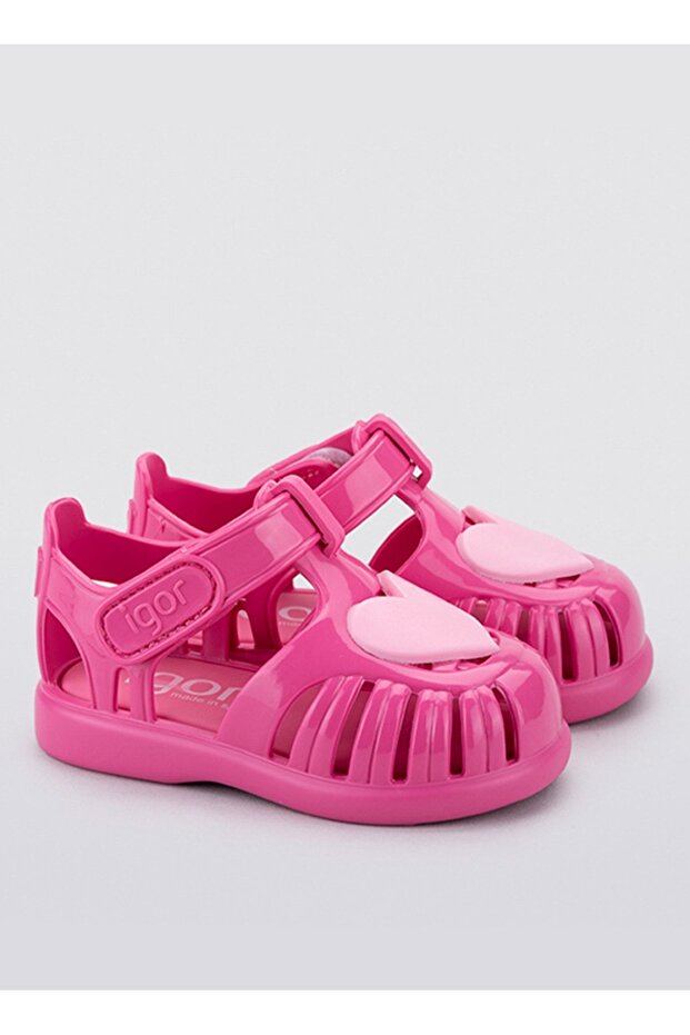 Fuşya Bebek Sandalet - 1