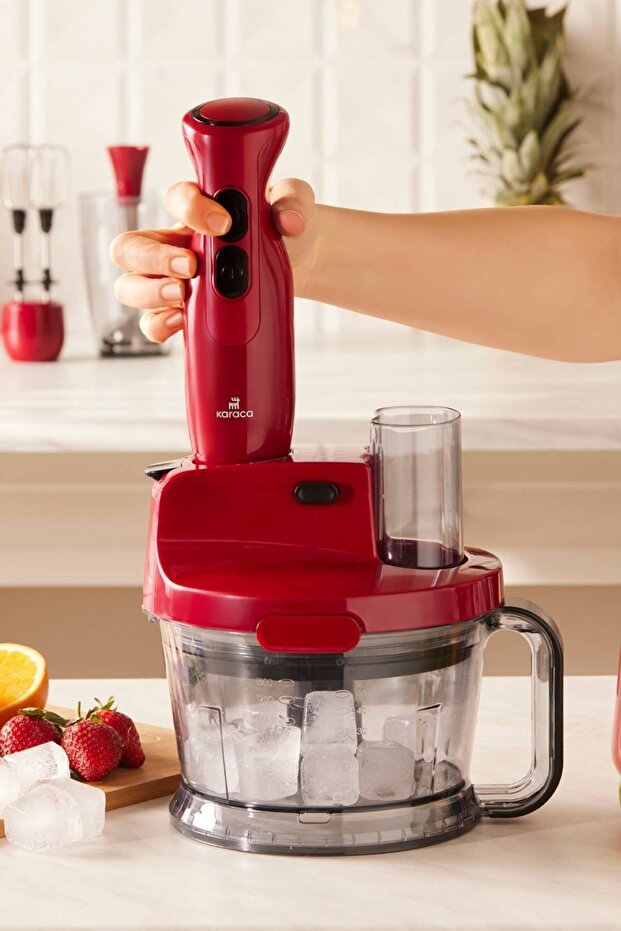 Blender Seti Pro-multimax Mutfak Robotu/Blender Seti Red 2000 W 6267seri - 5