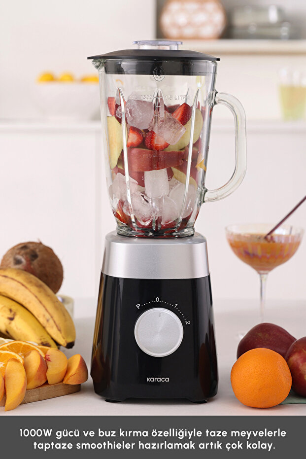 Multiblend Smoothie Blender Siyah 1000W - 3