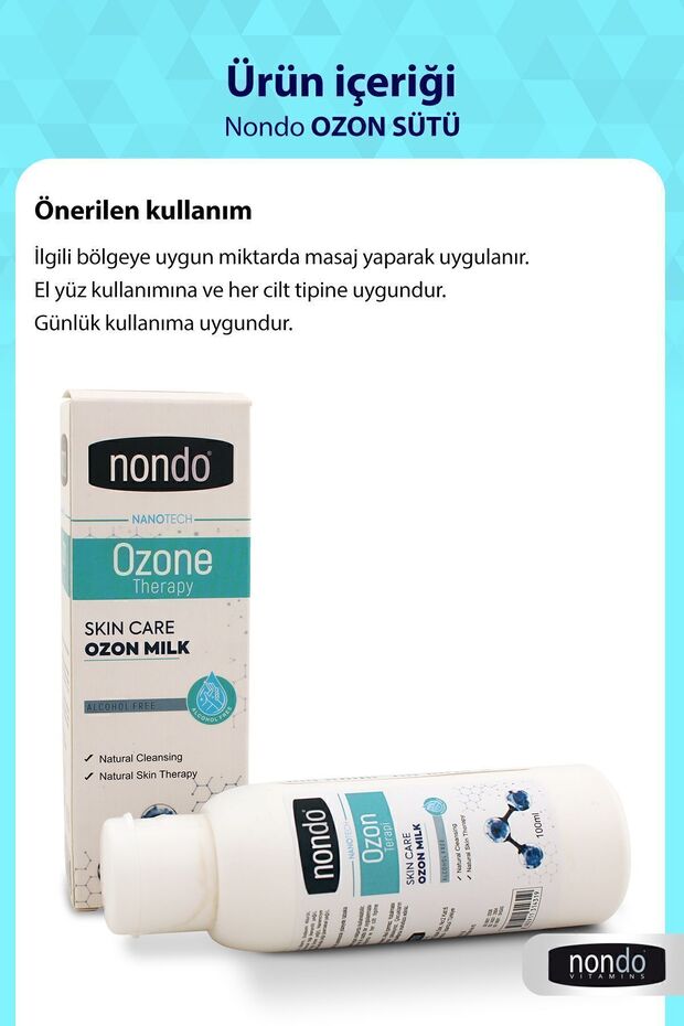 Ozon Cilt Bakım Sütü 100 Ml - 3