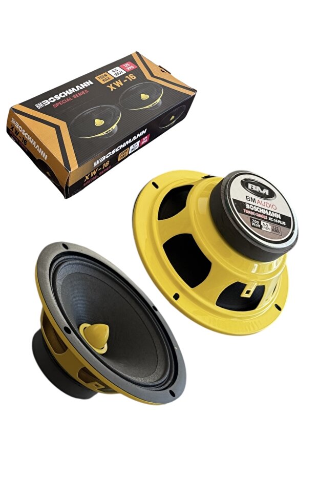 16 Cm Kurşun Göbek Çifti 1400 Watt Midrange Hoparlör Çift Takım - 1