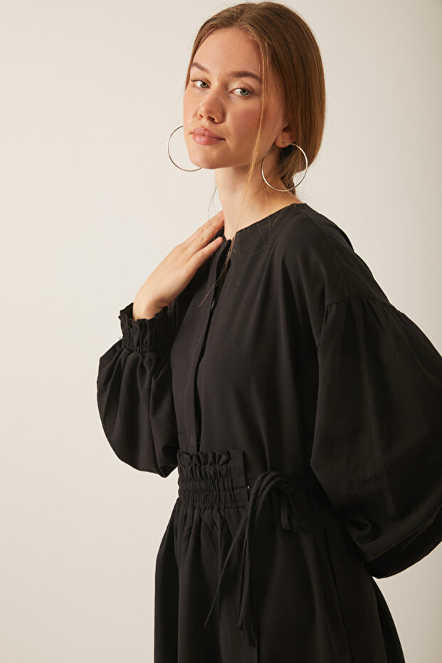 Çağıl Elbise Siyah - 5