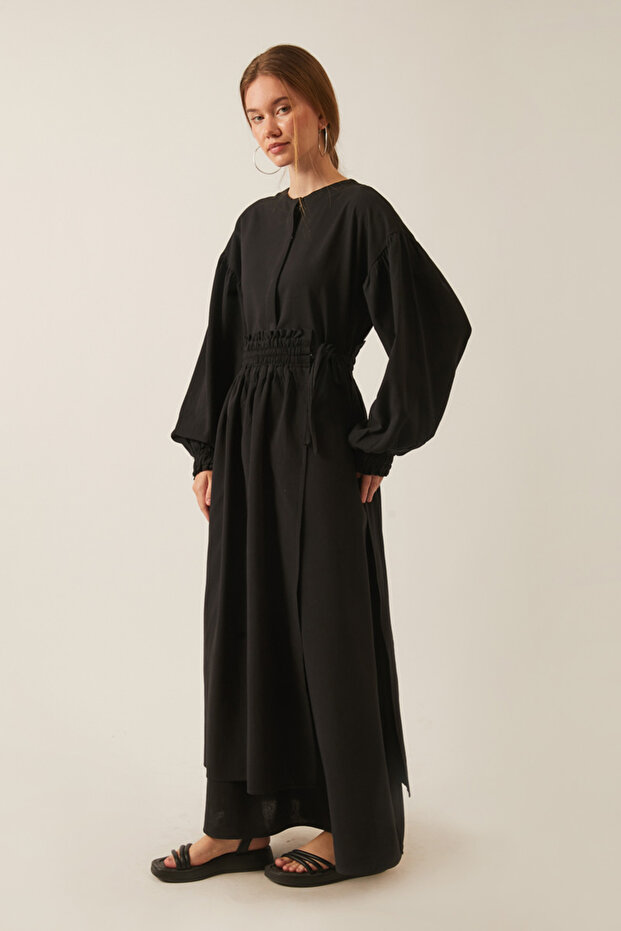 Çağıl Elbise Siyah - 4