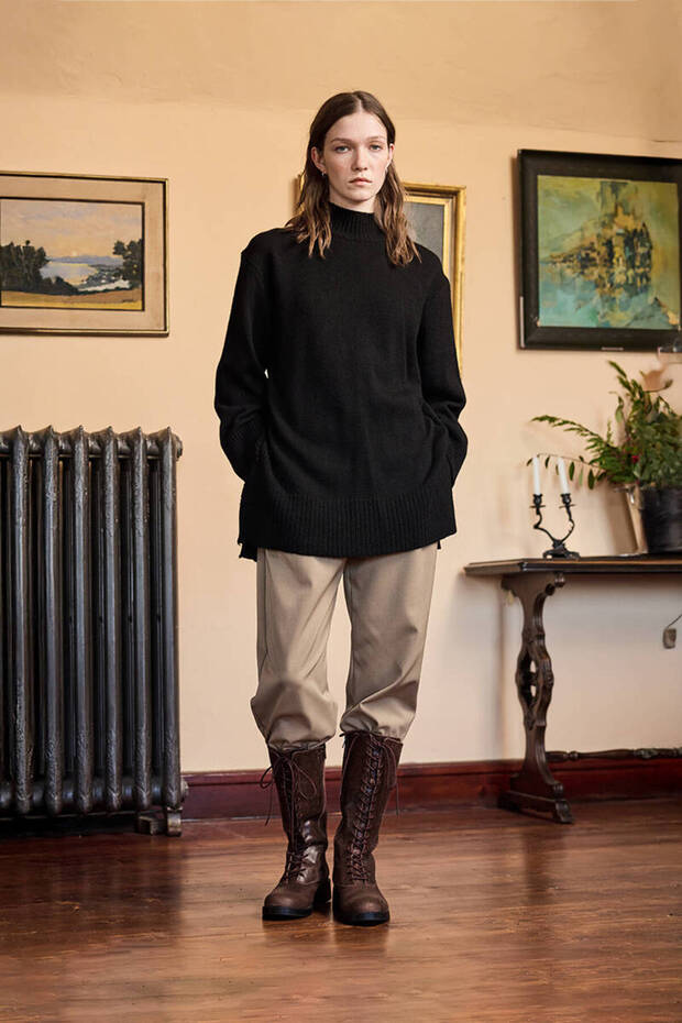 Siyah Soft Kazak - 5