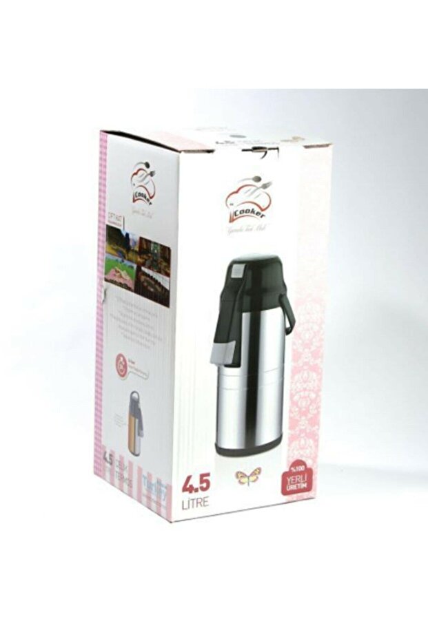 Ckr2009 4,5 Litre Pompalı Çelik Termos - 6