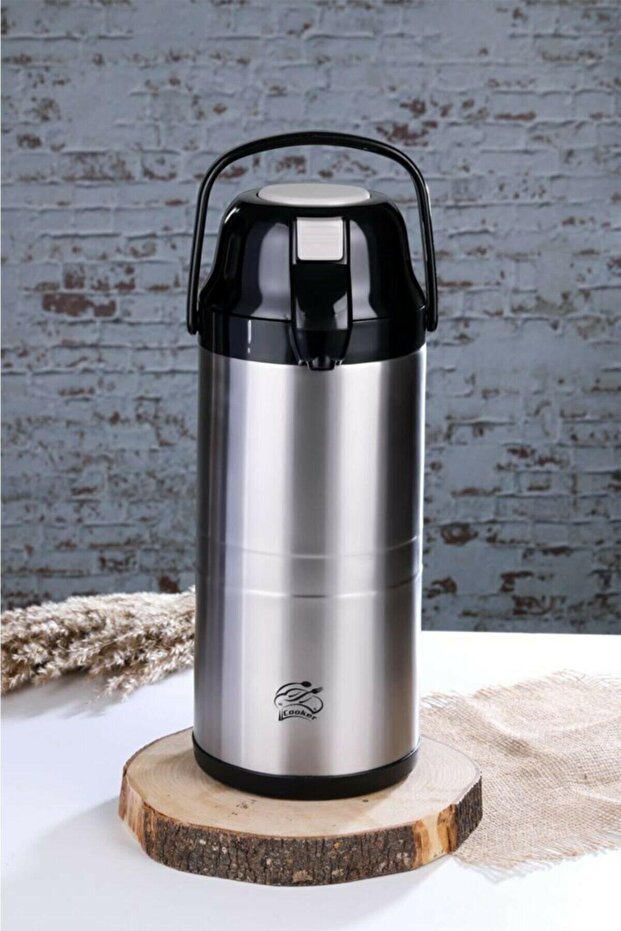 Ckr2009 4,5 Litre Pompalı Çelik Termos - 2