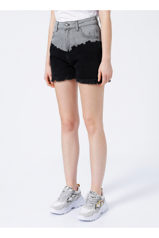 Kadın Siyah Şort K-AVA - 3