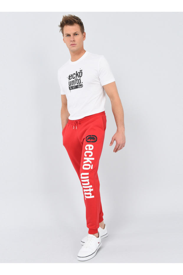 Ecko Unlimited Regular Fit Kırmızı Erkek Eşofman Altı JOHN - 6