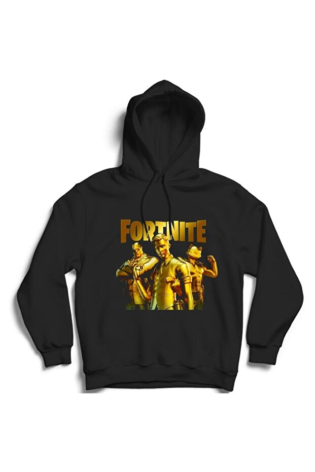 Children's Black Game Hooded Sweatshirt