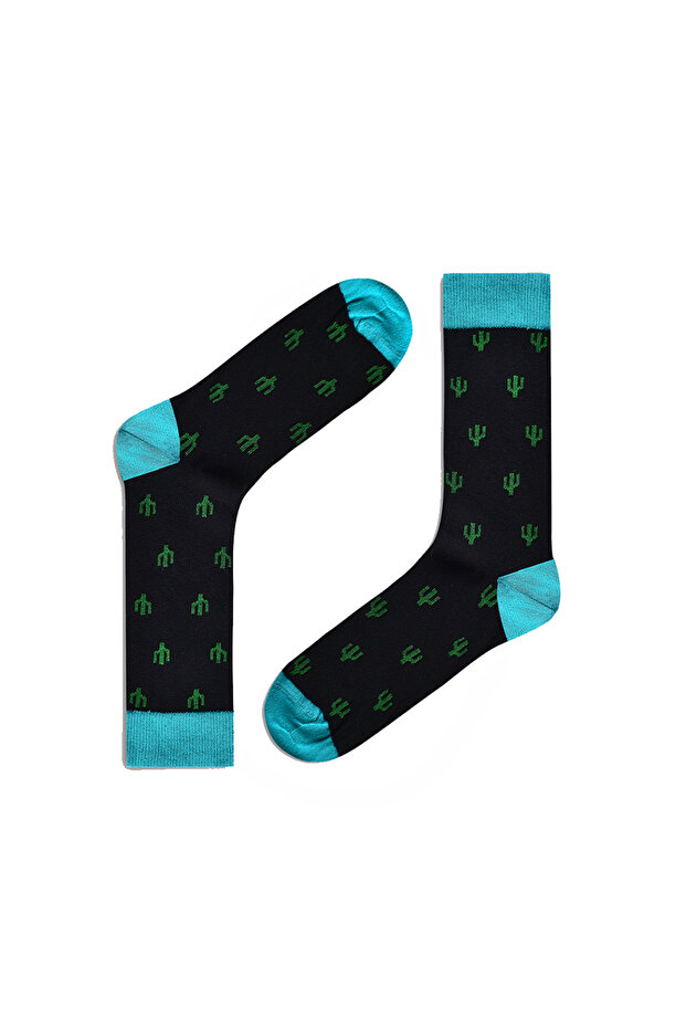 جوارب رجالية منقوشة DZNCP0312 - 1