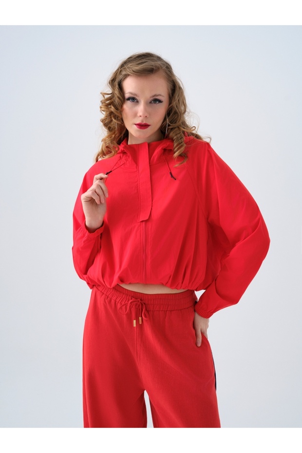 Oversize Kadın Yağmurluk - 1