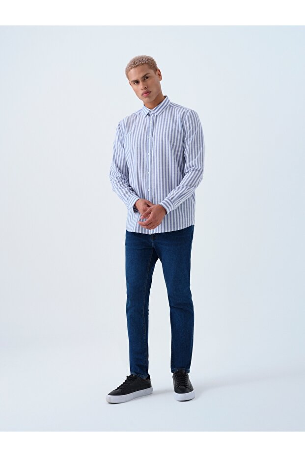 Regular Fit Erkek Gömlek U.kol - 2