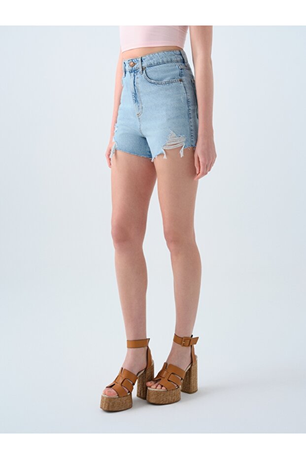 Regular Fit Kadın Şort - 3