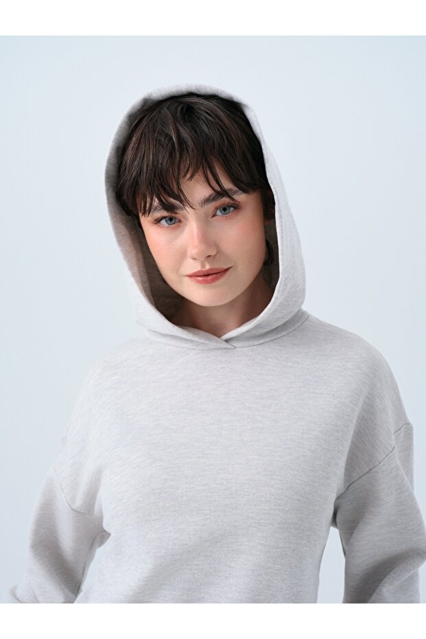 Regular Fit Kadın Sweatshirt - 4
