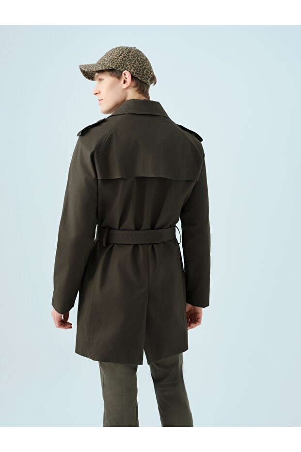 Regular Fit Erkek Trenchcoat - 3