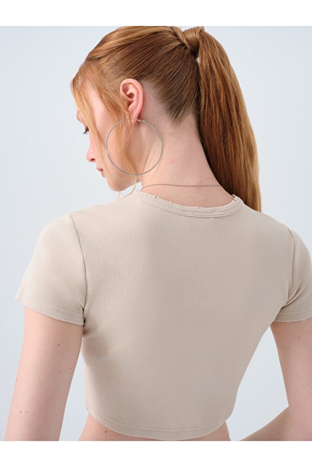 Crop Kadın Tshirt K.kol - 5