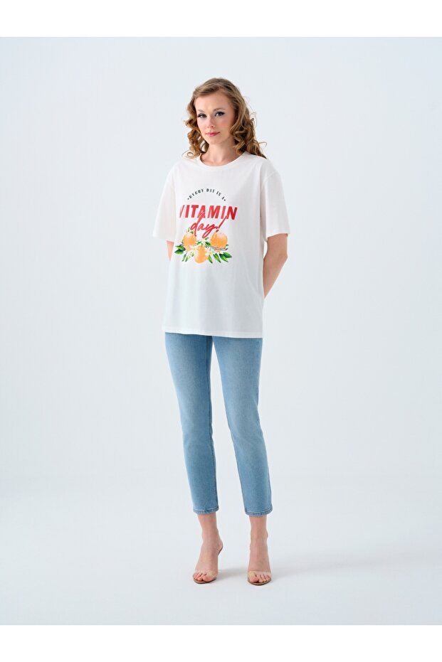 Oversize Kadın Tshirt K.kol - 2