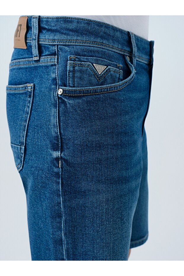 Slim Fit Erkek Şort - 5