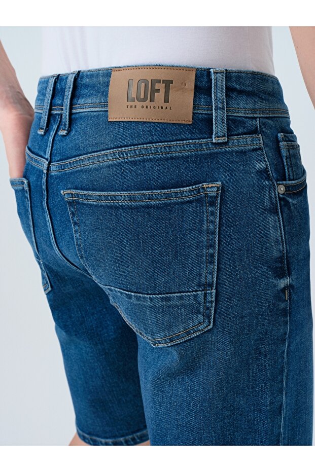 Slim Fit Erkek Şort - 6