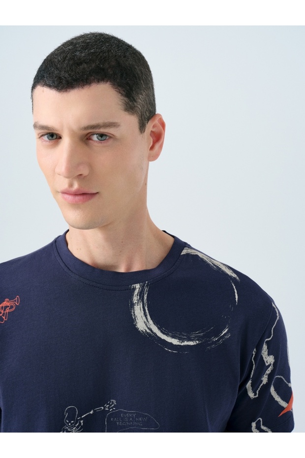 Regular Fit Erkek Tshirt K.kol - 4