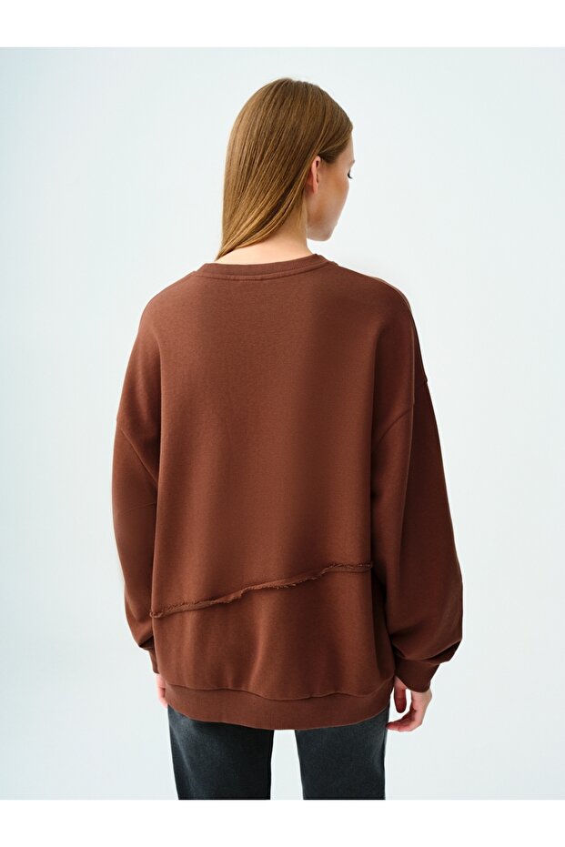 Oversize Kadın Sweatshirt - 3