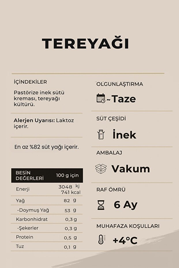 3'lü Rulo Tereyağı 3000 gr (1000GR X 3) - 2