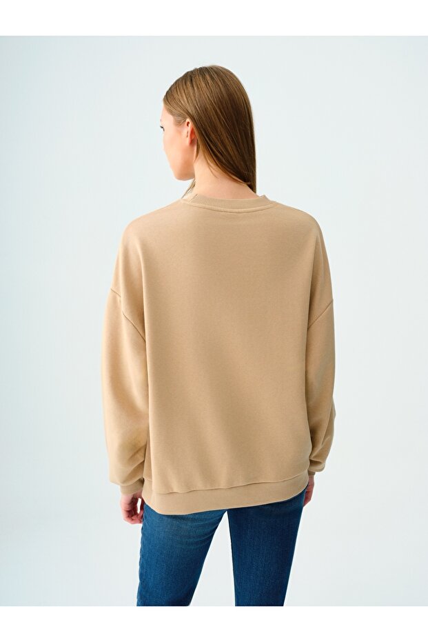 Oversize Kadın Sweatshirt - 3