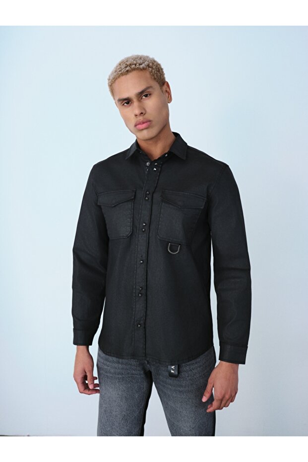 Regular Fit Erkek Gömlek U.kol - 1