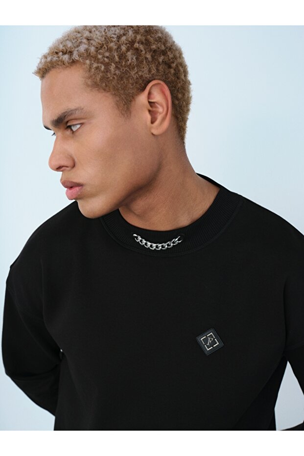 Oversize Fit Erkek Sweatshirt - 4