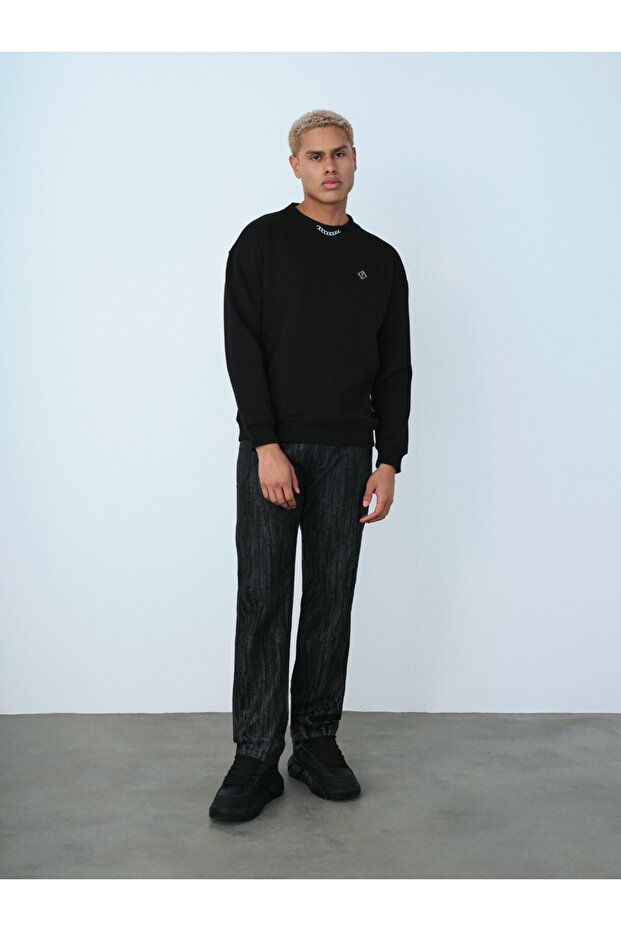 Oversize Fit Erkek Sweatshirt - 2
