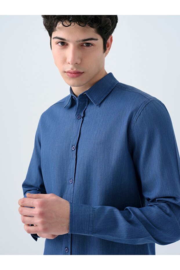 Regular Fit Erkek Gömlek U.kol - 4